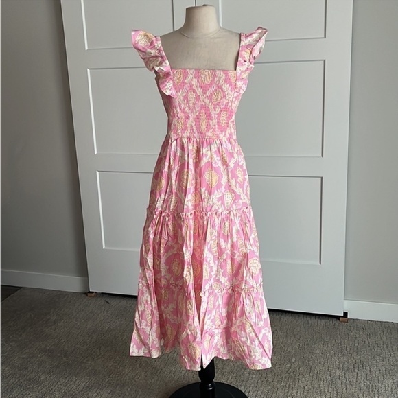 Sail To Sable x Palm Beach Lately Flutter Sleeve Dress Size Small NEW! - Picture 2 of 7